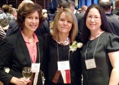 From left: Marie Duhig, Shana Ritter, Patty Woods at 2014 IMBA Best in the Business Awards