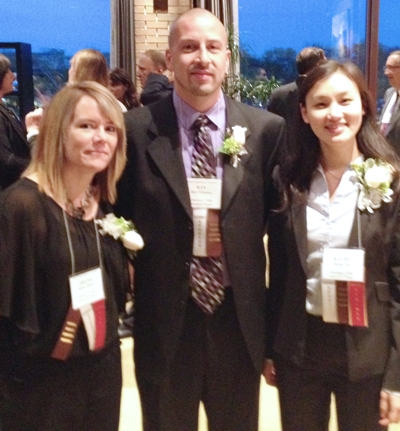 From left: Shana Ritter, Ray Villasana, Kathy Xie at 2014 IMBA Best in the Business Awards