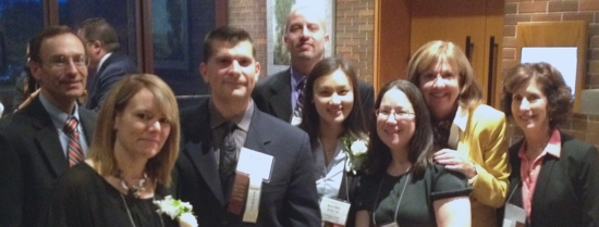From left: Paul Freske, Shana Ritter, Dave Ritter, Ray Villasana, Kathy Xie, Patty Woods, Kelly Kawell, Marie Duhig at 2014 IMBA Best in the Business Awards