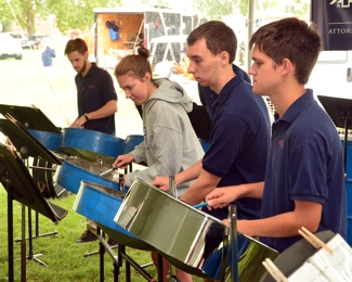 U of I Steel Drum Band at ATG 50th Tailgate