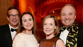 From left: Peter and Juliet Birnbaum with _______ and Pat Morris.
