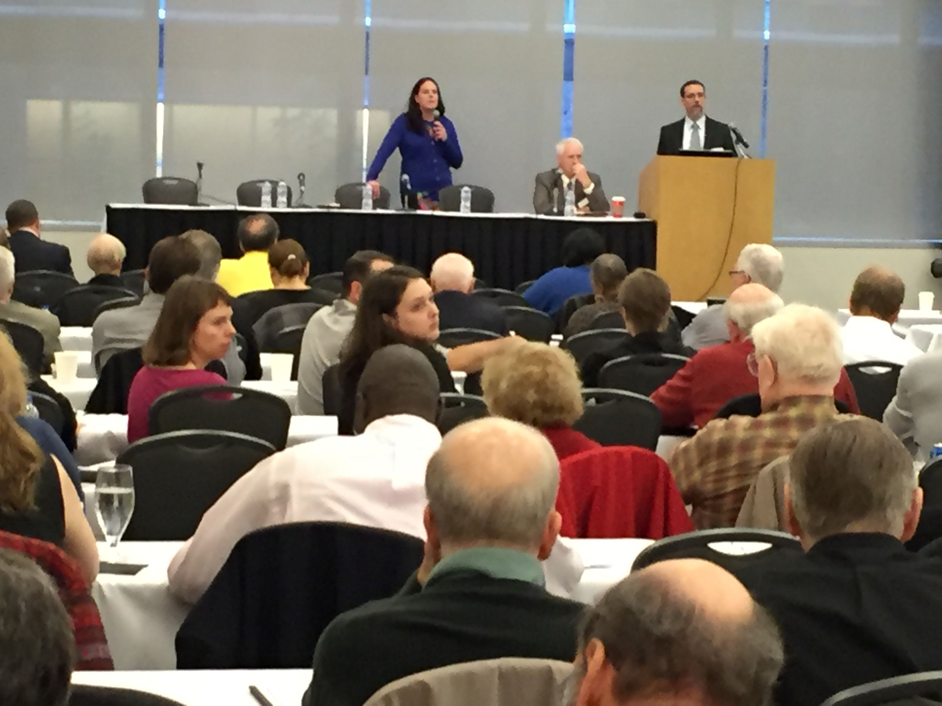 2015 Harold Levine Institute speakers and audience