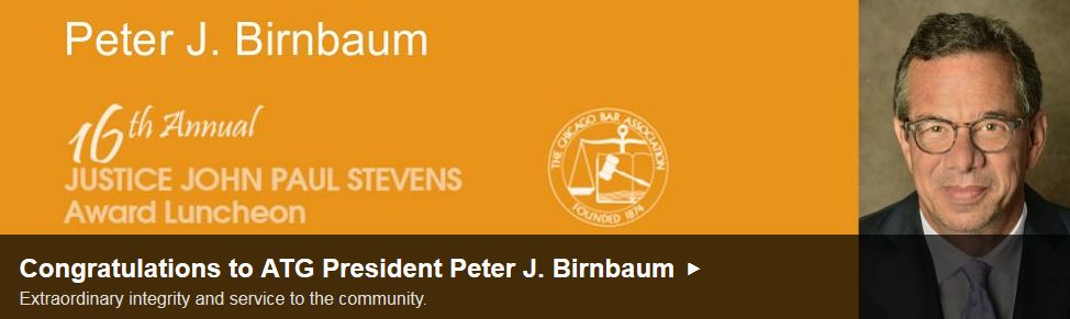 Peter J. Birnbaum CBA Award Banner