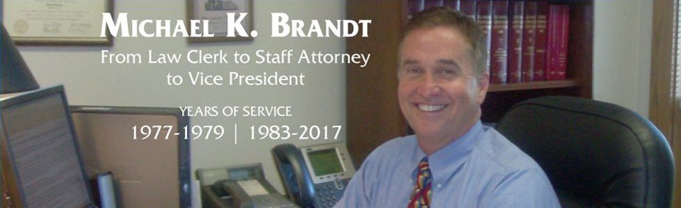 Mike Brandt Retirement Banner