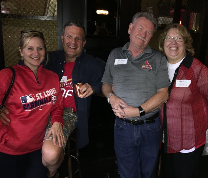 Cindy and Todd Parish and Bill and Gloria Strang at 2018 ATG St. Louis Top Member Event