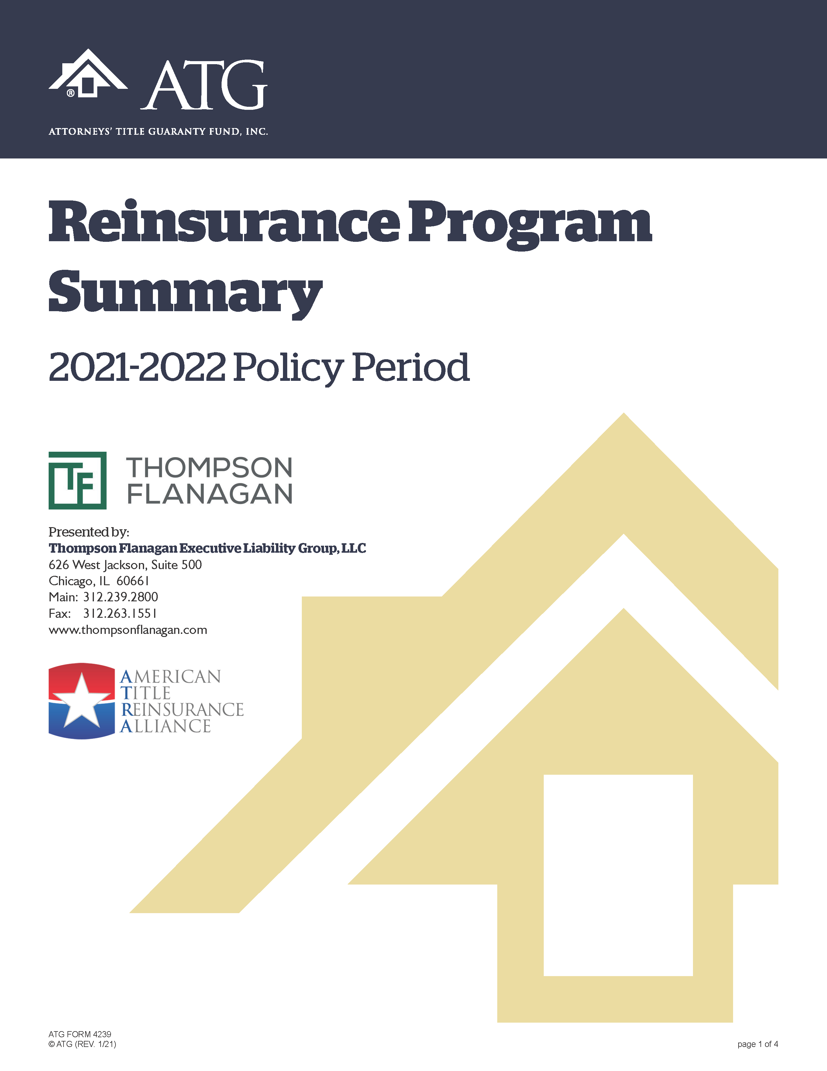 ATG Reinsurance Program Summary Cover