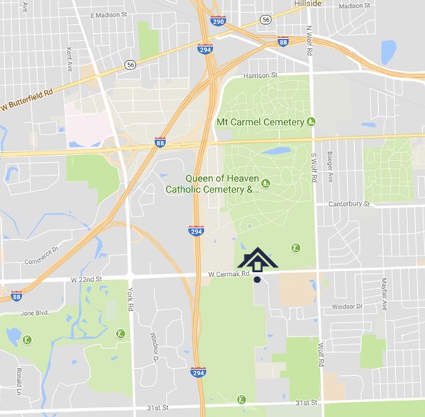 New ATG Westchester Office map