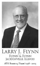 Larry J. Flynn: Flynn & Flynn, Jacksonville, IL, Board 25 yrs 1978-2003