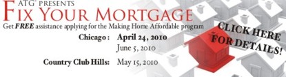 ATG presents Fix Your Mortgage|Get FREE assistance applying for the Making Home Affordable program - Click Here for Details