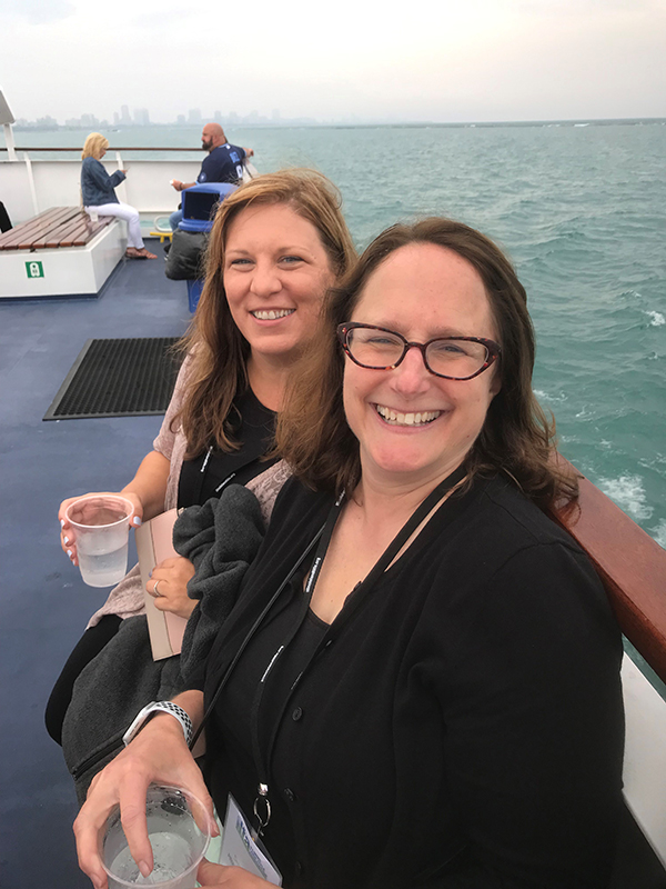 Deb Feinen and Christine Sparks on Agriculture River Tour