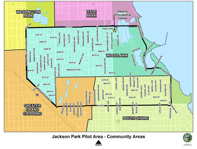 Jackson Park jPilot Area Map